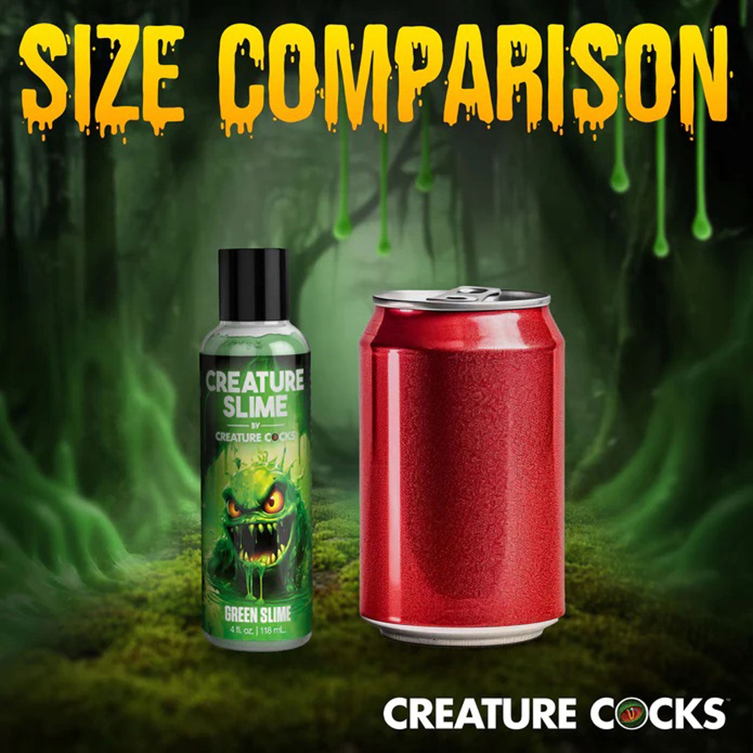 4oz Creature Slime Green Slime Water-Based - Lubricant - Not Very Vanilla