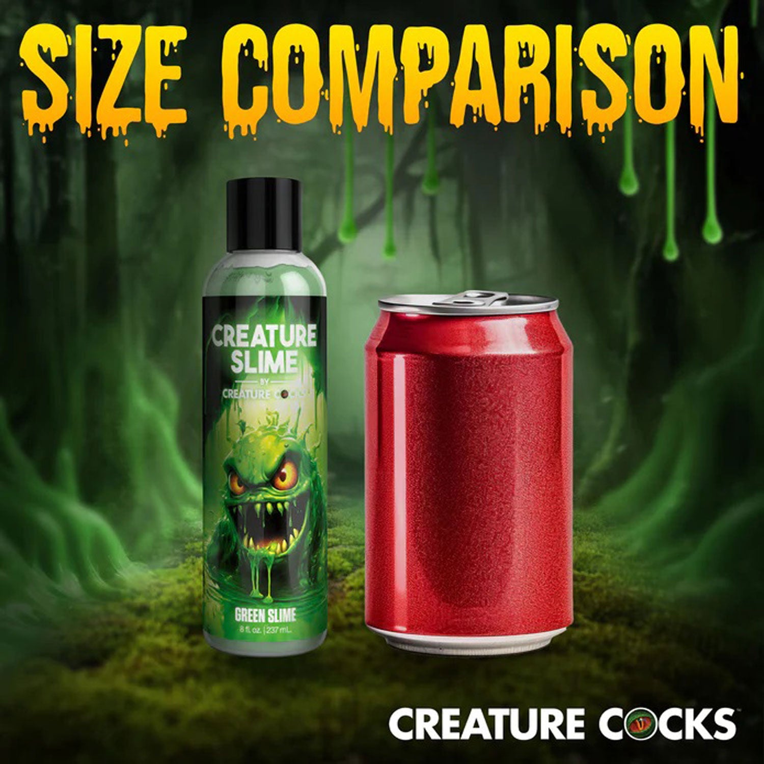 8oz Creature Slime Green Slime Water-Based - Lubricant - Not Very Vanilla