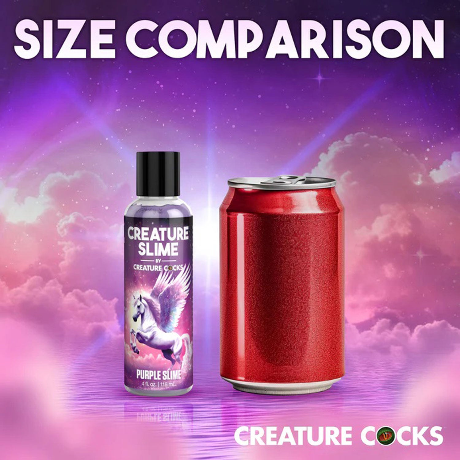 4oz Creature Slime Purple Slime Water-Based - Lubricant - Not Very Vanilla