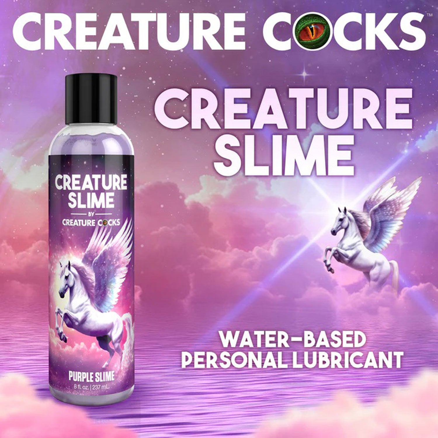 8oz Creature Slime Purple Slime Water-Based - Lubricant - Not Very Vanilla