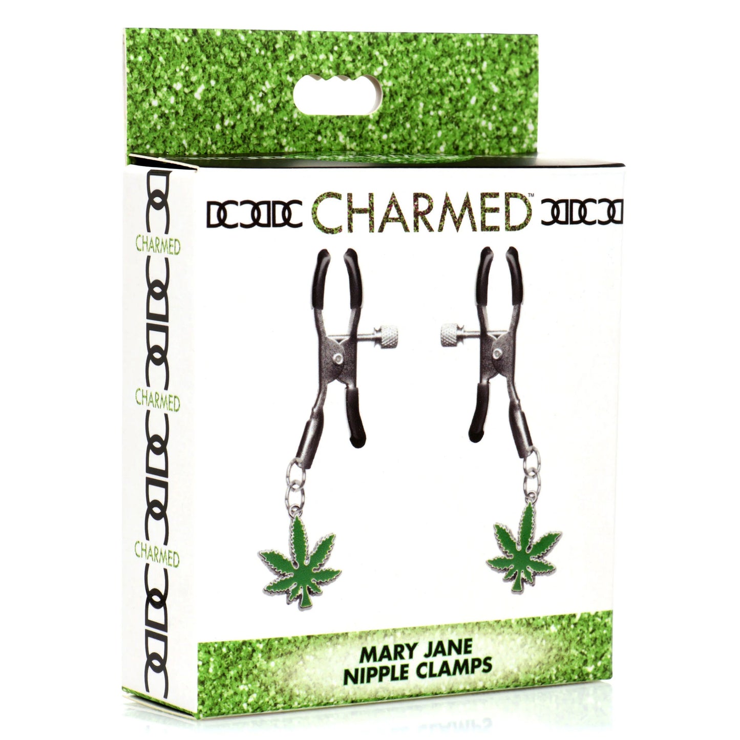 Mary Jane Nipple Clamps - Green - Not Very Vanilla