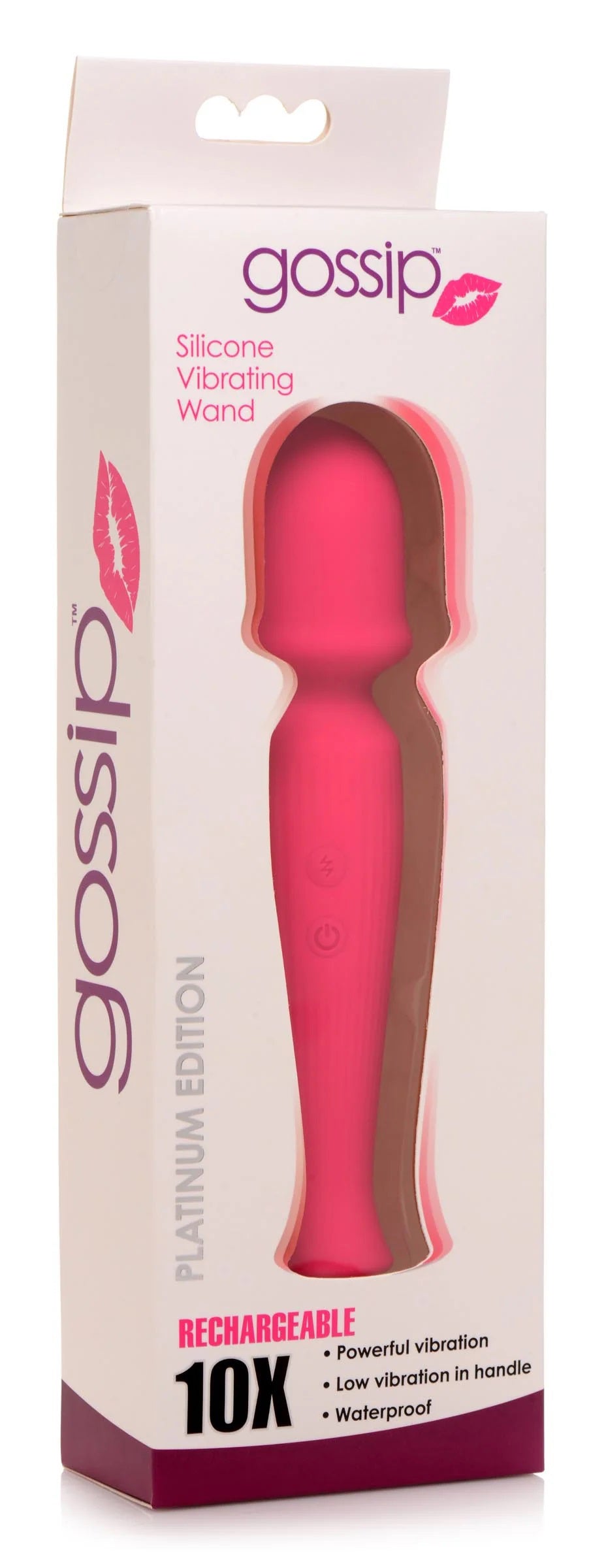 Silicone Wand Massager - Magenta - Not Very Vanilla