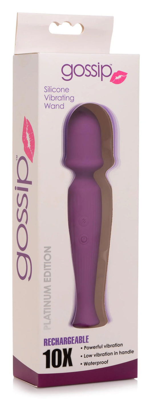 Silicone Wand Massager - Violet - Not Very Vanilla