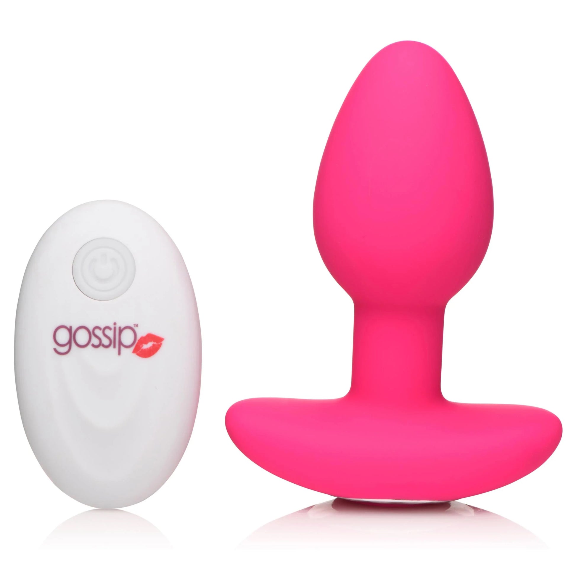 Gossip Pop Rocker 10x Vibrating Silicone Plug - Magenta - Not Very Vanilla