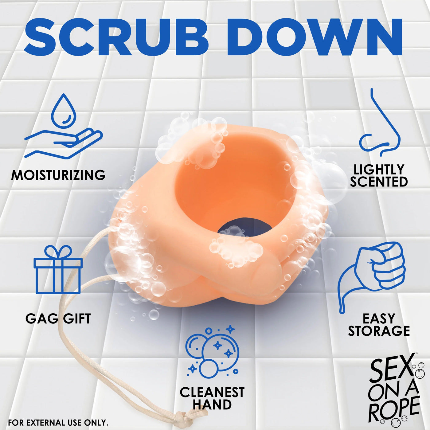 Tug 'N' Scrub Soap - Not Very Vanilla