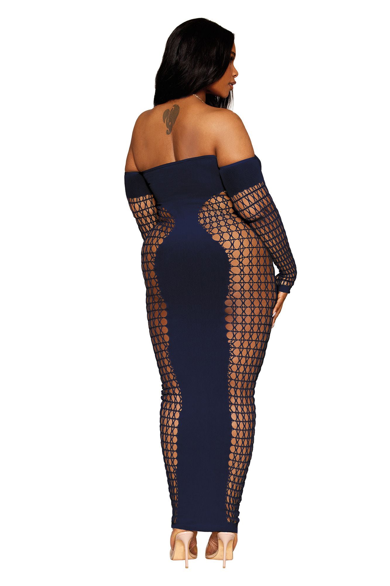 Bodystocking Gown - Queen Size - Denim - Not Very Vanilla