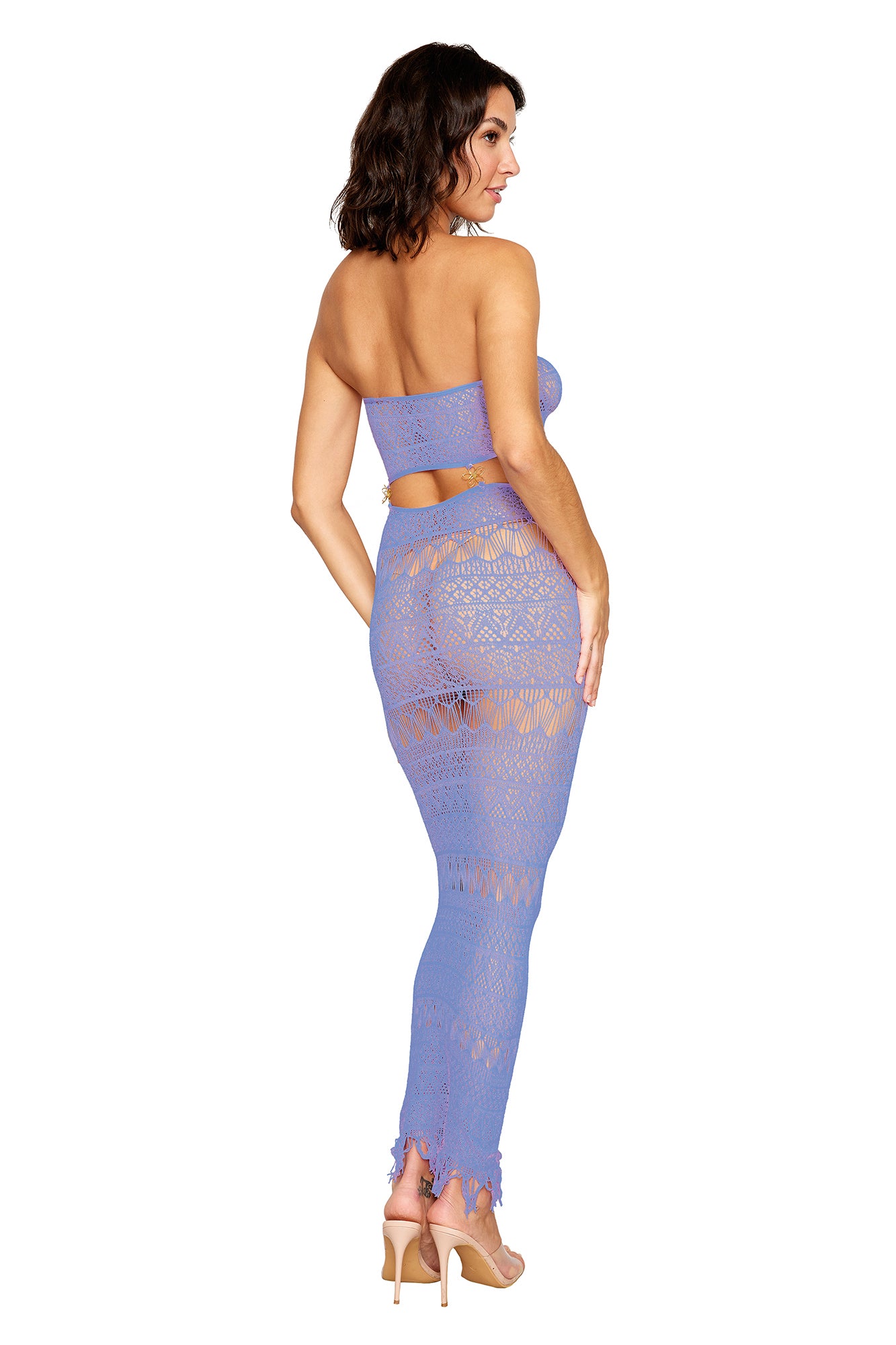 Bodystocking Gown - One Size - Lavender Haze - Not Very Vanilla