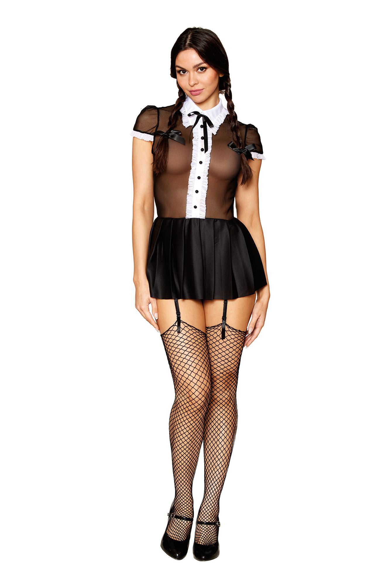 Gothic School Girl - Miss Behavin - One Size - Black - Not Very Vanilla