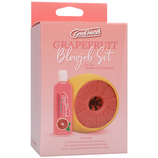 Goodhead - Grapefruit Blowjob Set - Yellow/pink - Not Very Vanilla