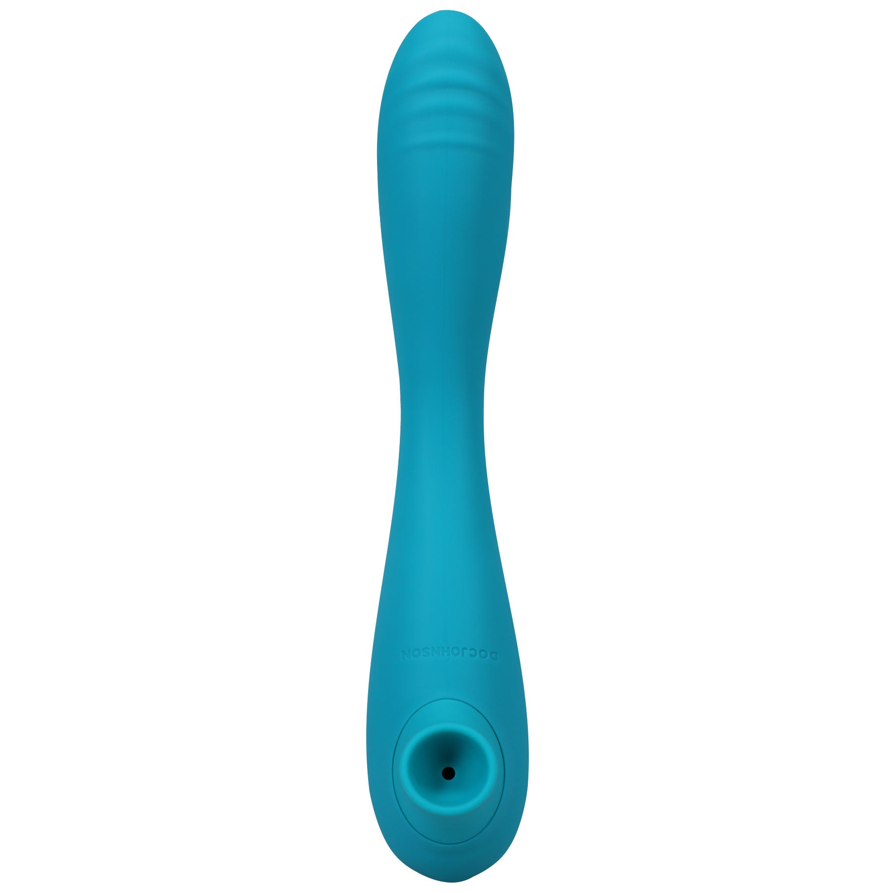 This Product Sucks - Sucking Clitoral Stimulator With Bendable G-Spot Vibrator - Teal - Not Very Vanilla