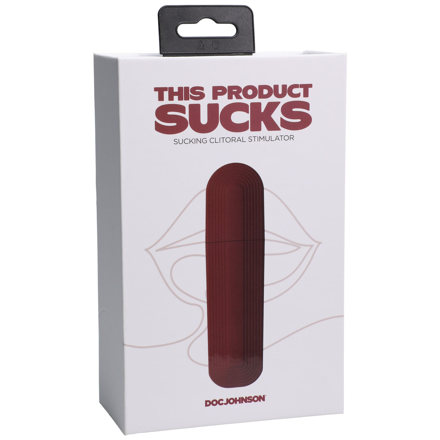 This Product Sucks - Sucking Clitoral Stimulator - Rechargeable - Red - Not Very Vanilla