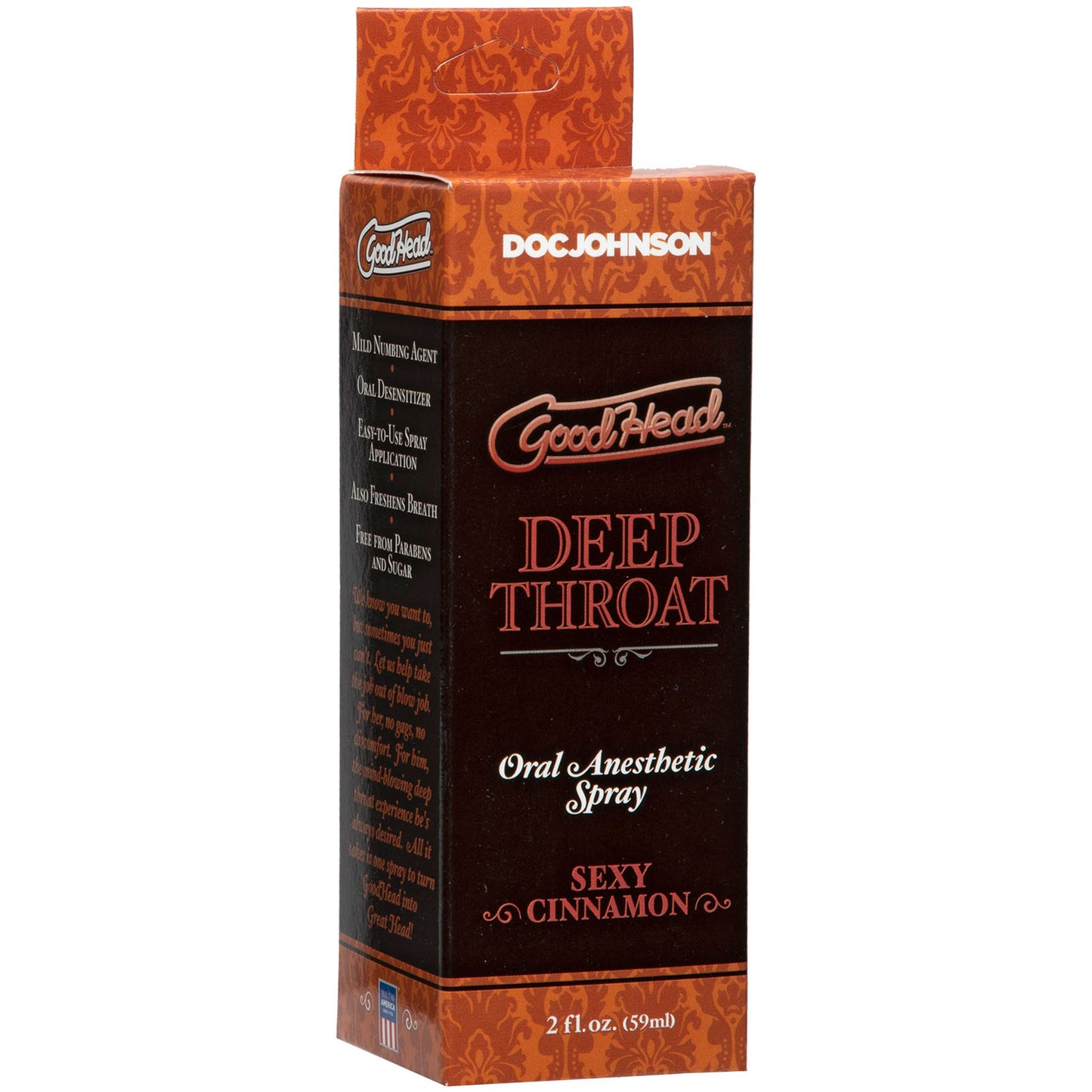 Good Head Deep Throat Spray - Sexy Cinnamon - Not Very Vanilla