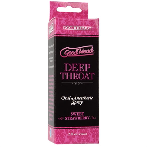 Good Head Deep Throat Spray - Sweet Strawberry - Not Very Vanilla