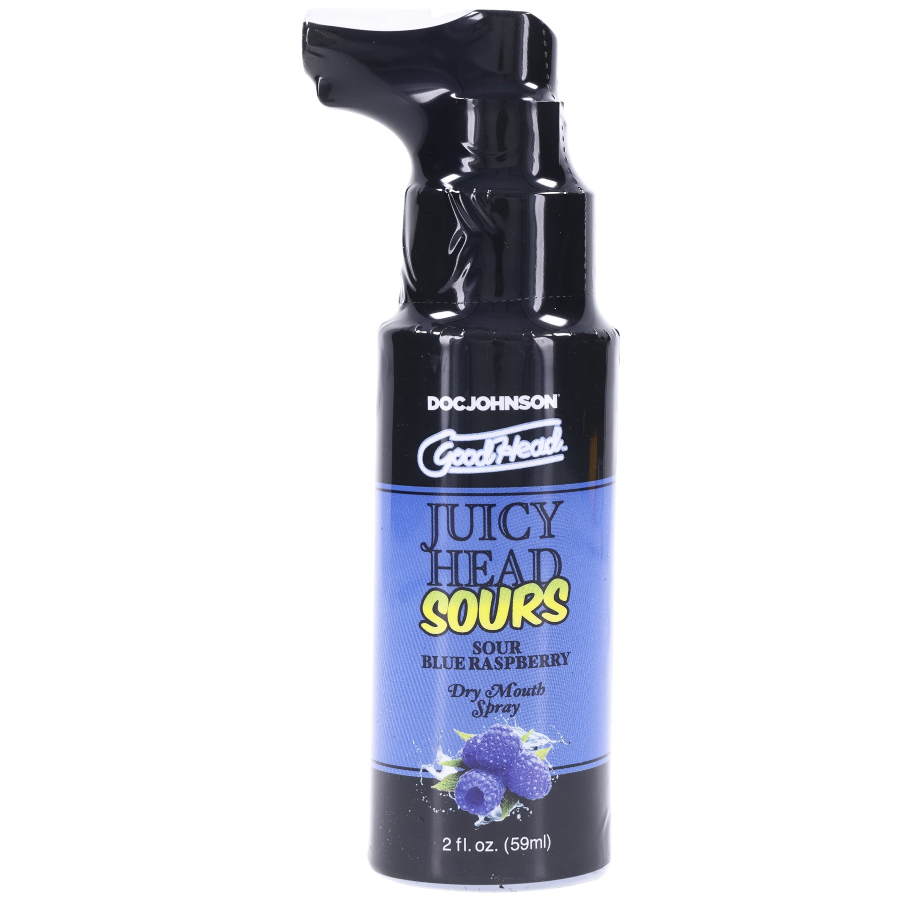 Goodhead - Juicy Head - Dry Mouth Spray - Sour Blue Raspberry - 2 Oz - Not Very Vanilla