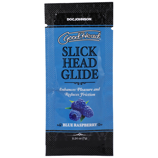 Goodhead - Slick Head Glide - Blue Raspberry - 0.24 Oz - Not Very Vanilla