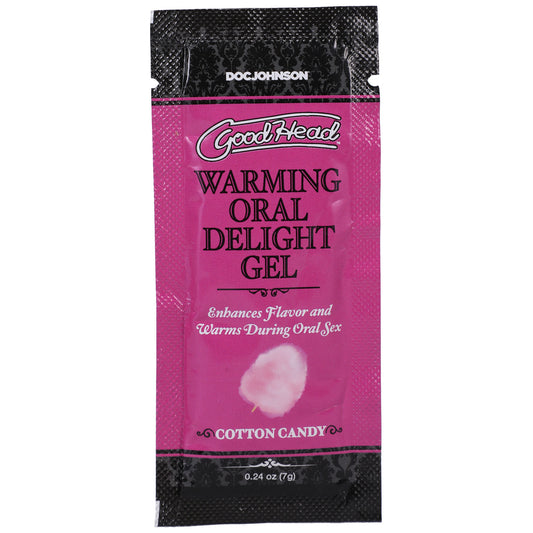 Goodhead - Warming Oral Delight Gel - Cotton Candy - 0.24 Oz - Not Very Vanilla