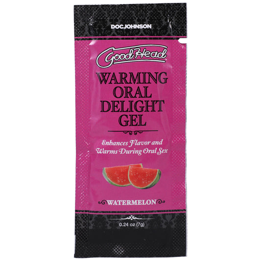 Goodhead - Warming Oral Delight Gel - Watermelon - 0.24 Oz - Not Very Vanilla