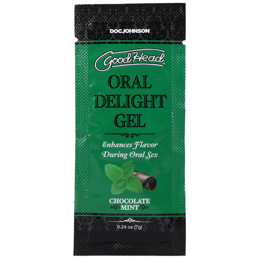 Goodhead - Oral Delight Gel - Chocolate Mint - 0.24 Oz - Not Very Vanilla