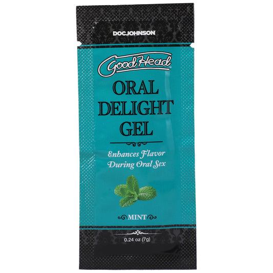 Goodhead - Oral Delight Gel - Mint - 0.24 Oz - Not Very Vanilla