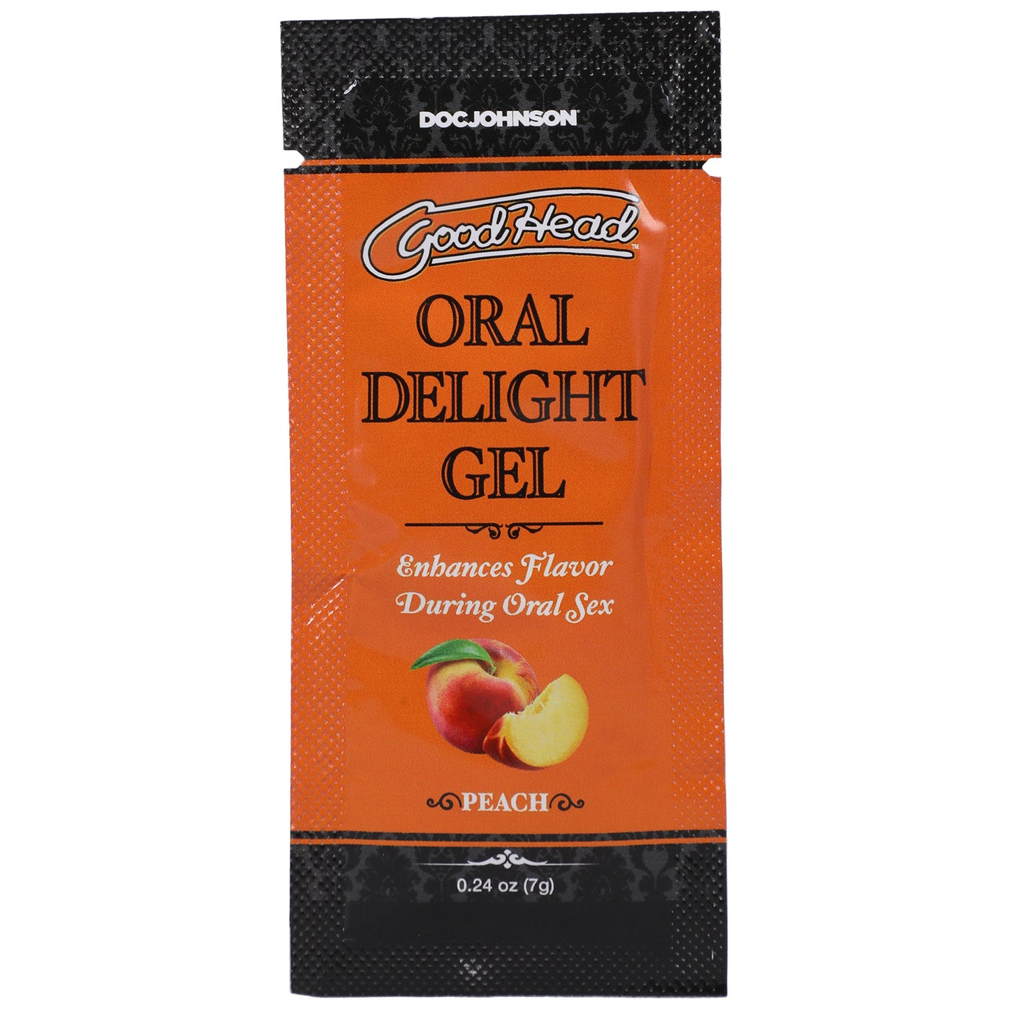 Goodhead - Oral Delight Gel - Peach - 0.24 Oz - Not Very Vanilla