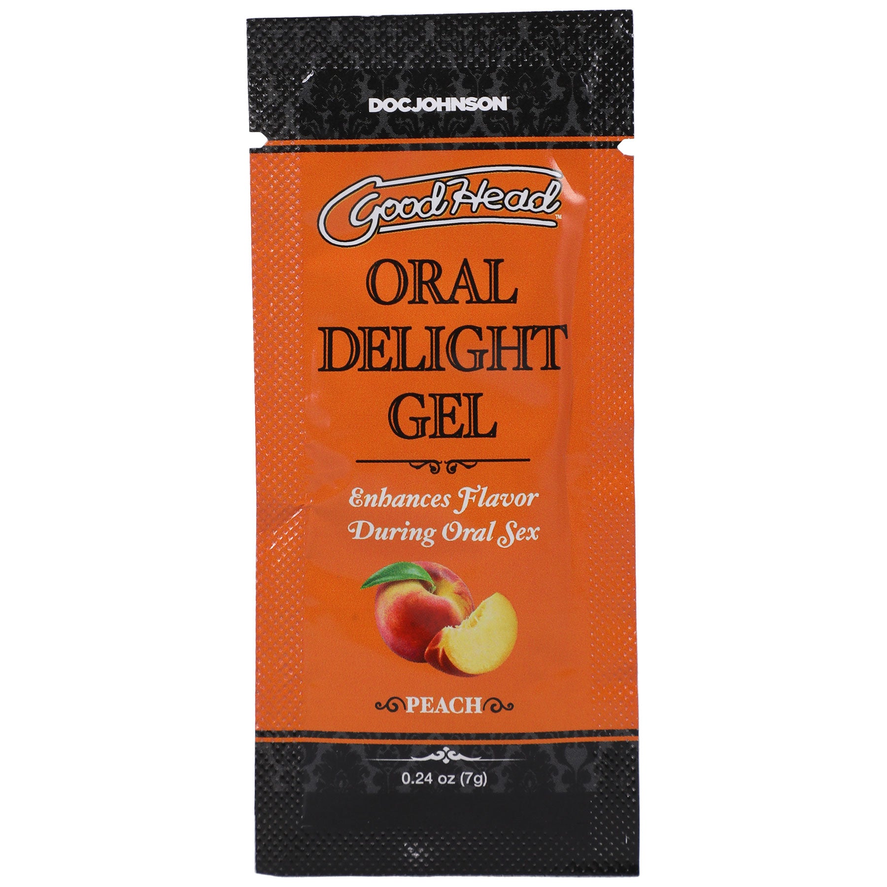 Goodhead - Oral Delight Gel - Peach - 0.24 Oz - Not Very Vanilla