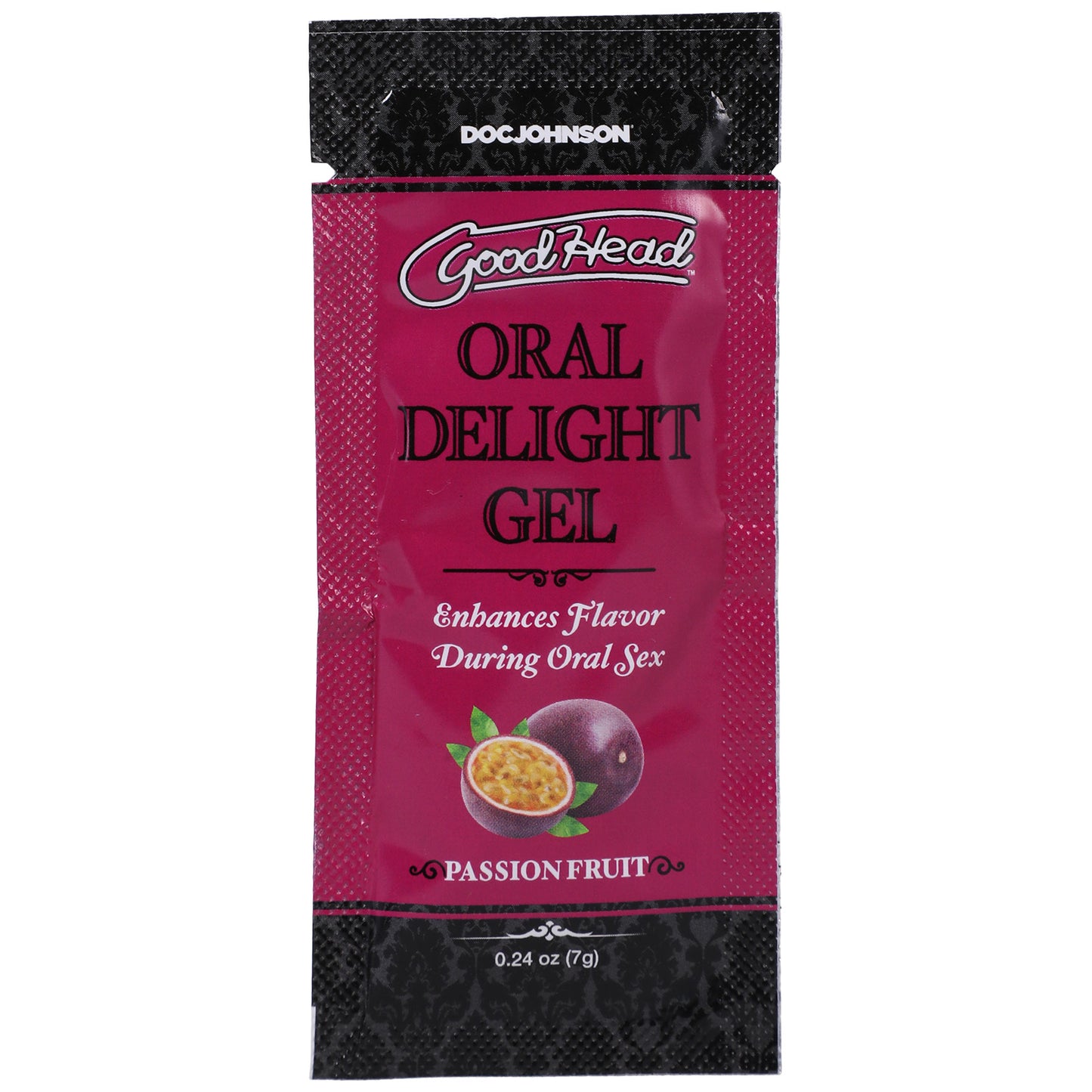 Goodhead - Oral Delight Gel - Passion Fruit - 0.24 Oz - Not Very Vanilla