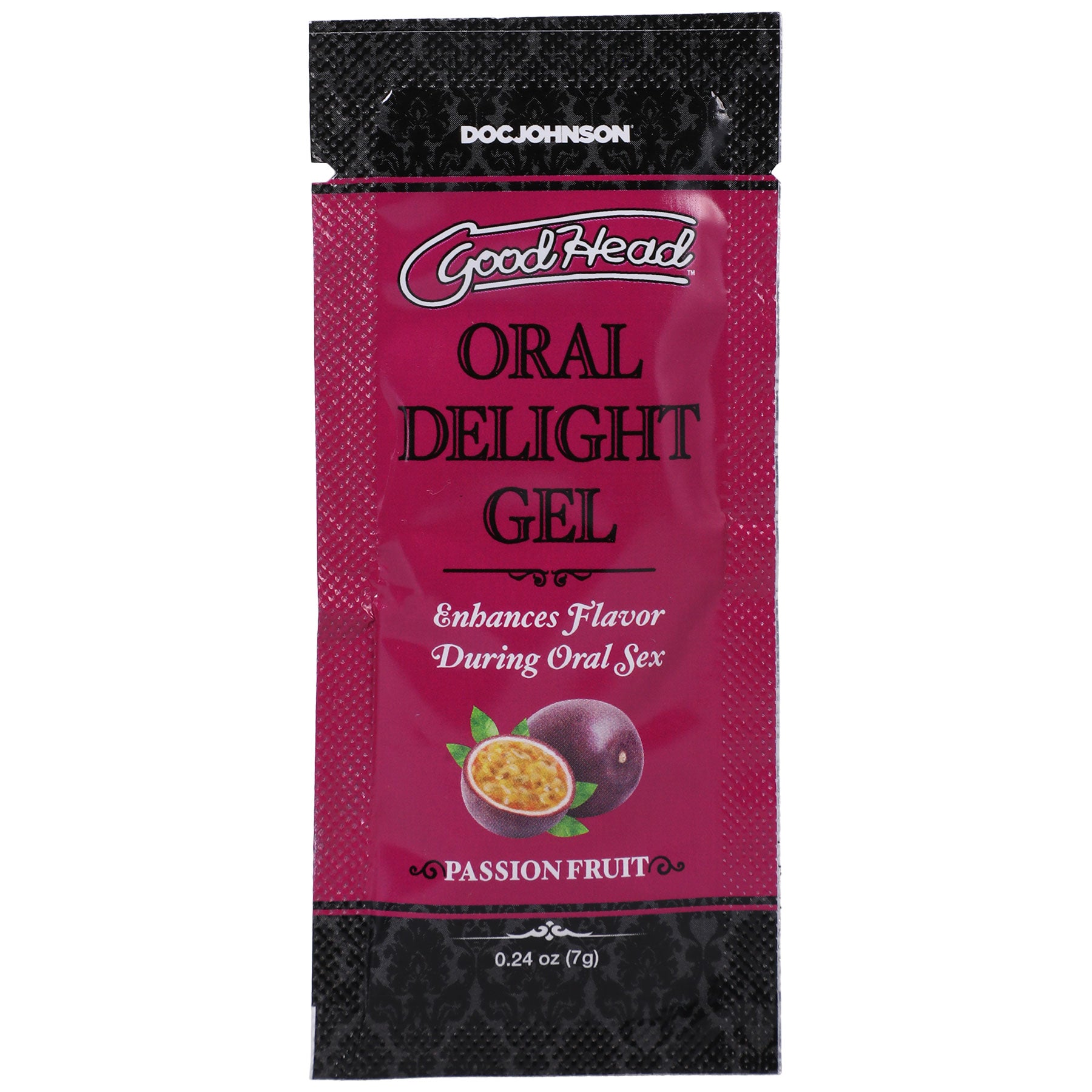 Goodhead - Oral Delight Gel - Passion Fruit - 0.24 Oz - Not Very Vanilla