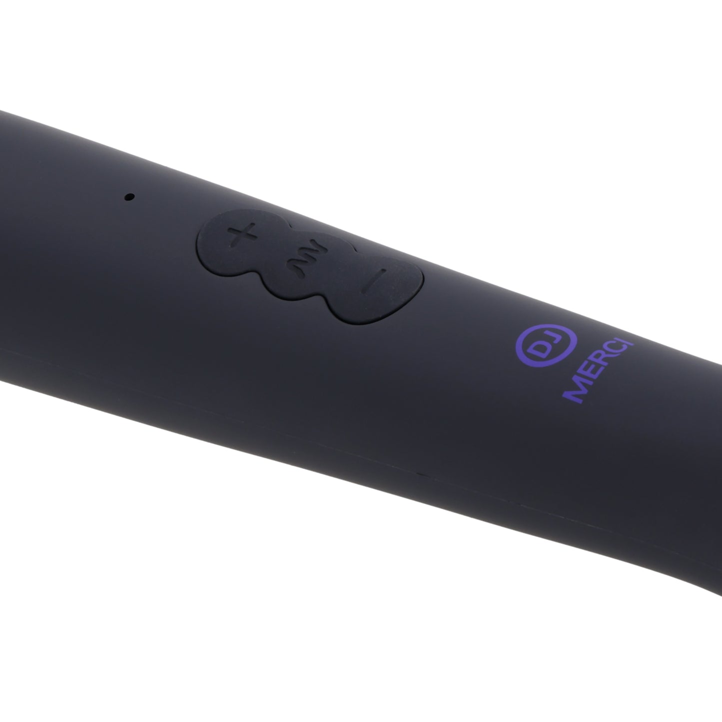 Merci - Rechargeable Power Wand - Ultra - Powerful Silicone Wand Massager - Black - Not Very Vanilla