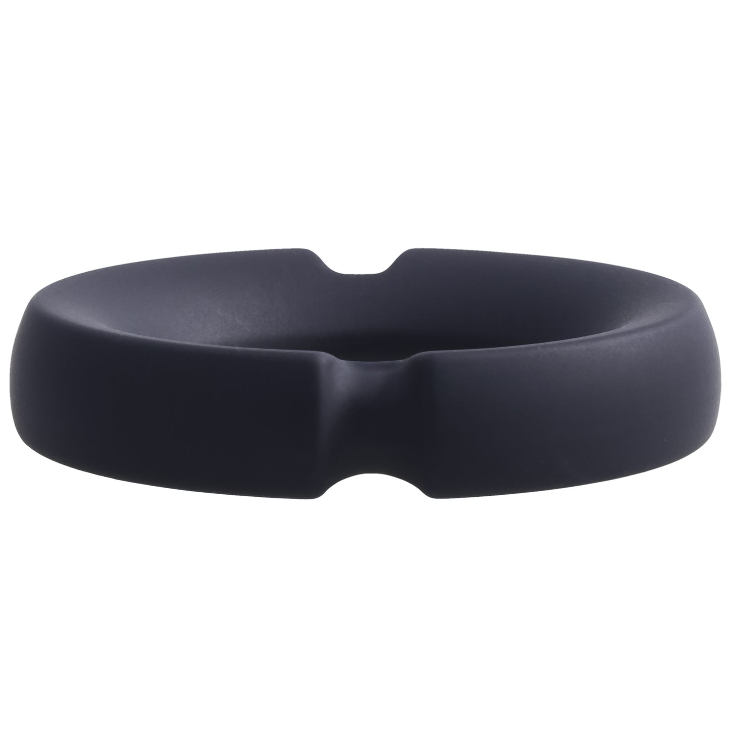 Merci - the Paradox - Silicone Covered Metal Cock Ring - 35mm - Black - Not Very Vanilla