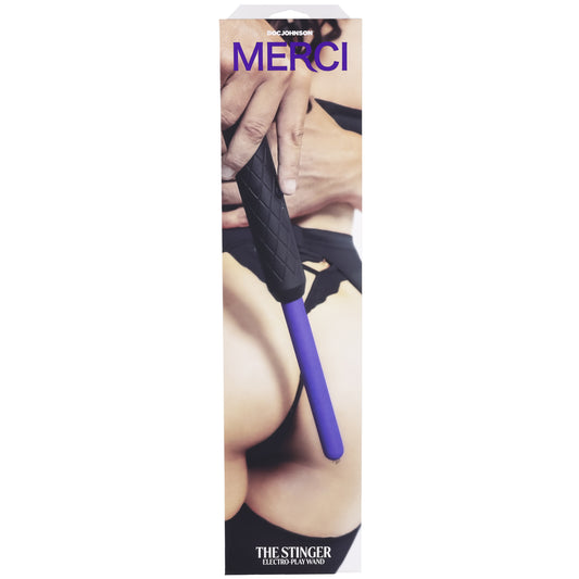 Merci - the Stinger - Electroplay Wand - Black/violet - Not Very Vanilla