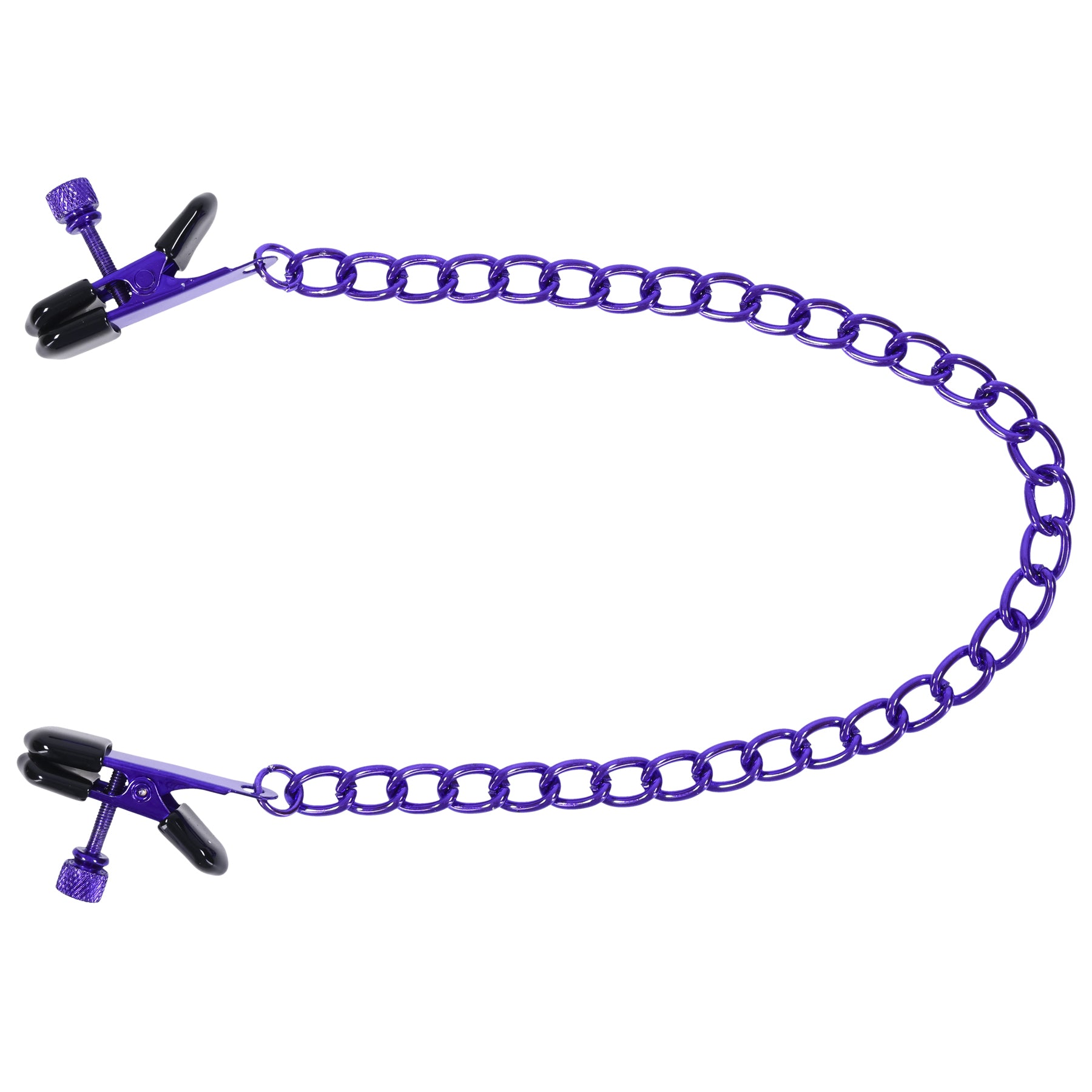 Merci - Chained Up - Nipple Clamps - Violet/black - Not Very Vanilla