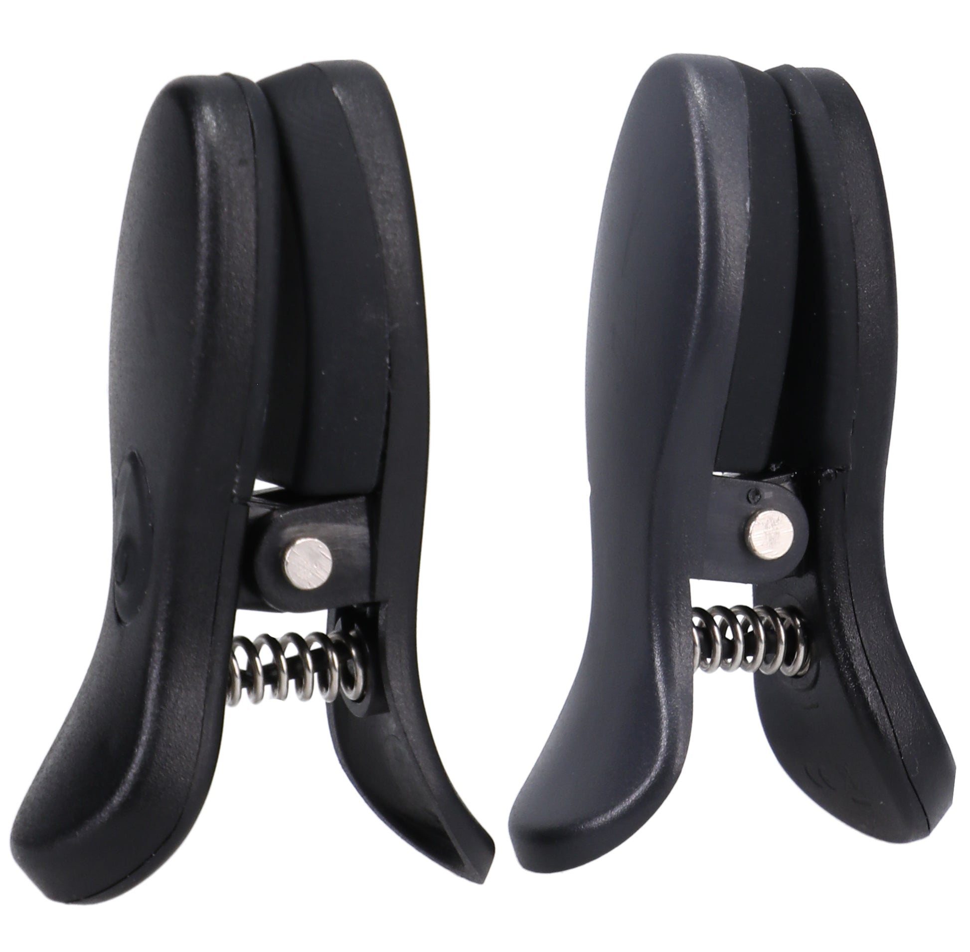 Merci - Vibro Grippers - Wireless Vibrating Nipple Clamps With Rechargeable Case - Black - Not Very Vanilla