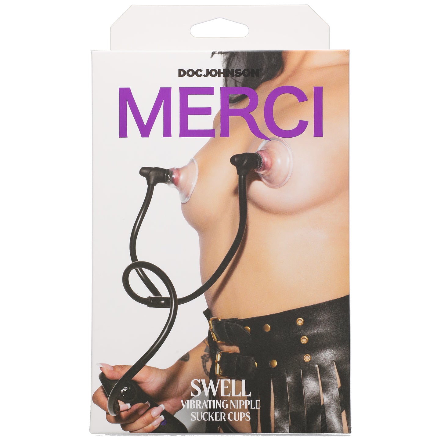 Merci - Swell - Auto Vibrating Nipple Sucker Cups - Black - Not Very Vanilla