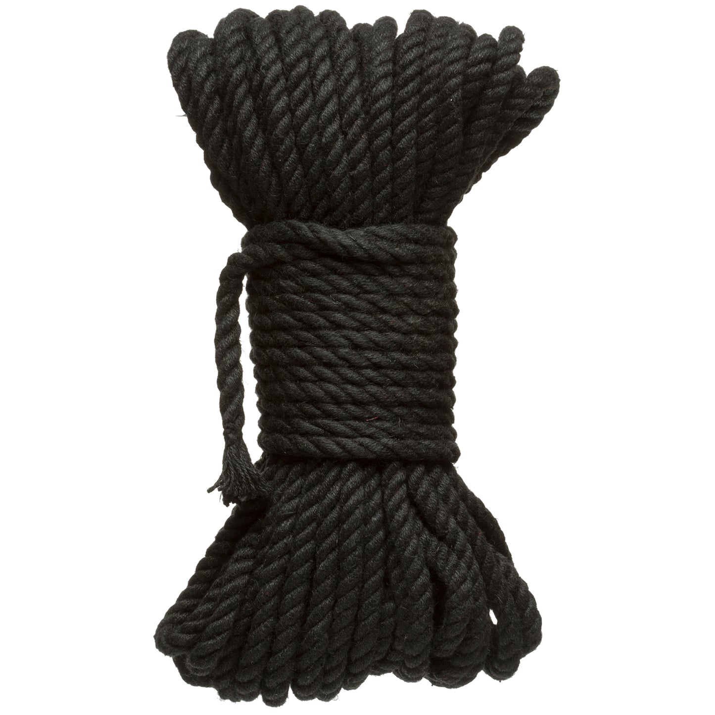 Merci - Bind and Tie - 6mm Hemp Bondage Rope - 50 Feet - Black - Not Very Vanilla