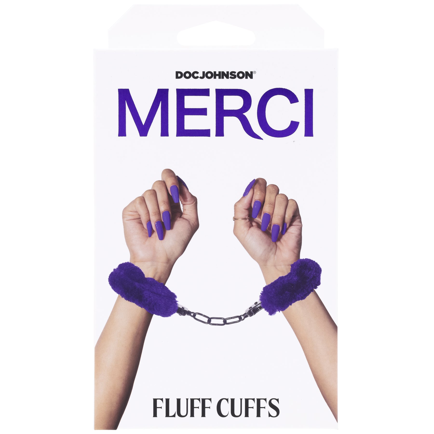 Merci - Fluff Cuffs - Violet - Not Very Vanilla