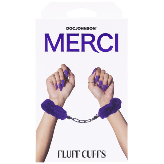 Merci - Fluff Cuffs - Violet - Not Very Vanilla