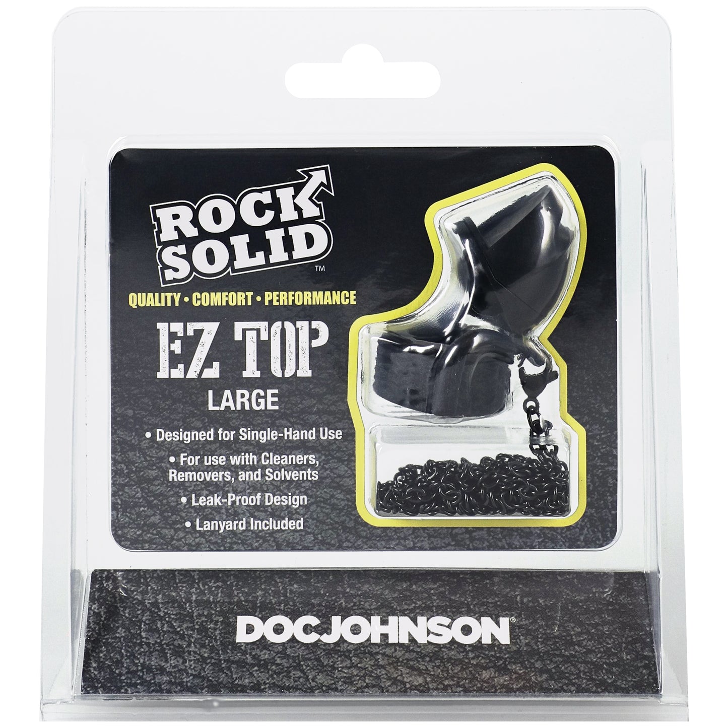 Rock Solid - Ez Top - Large - Black - Not Very Vanilla