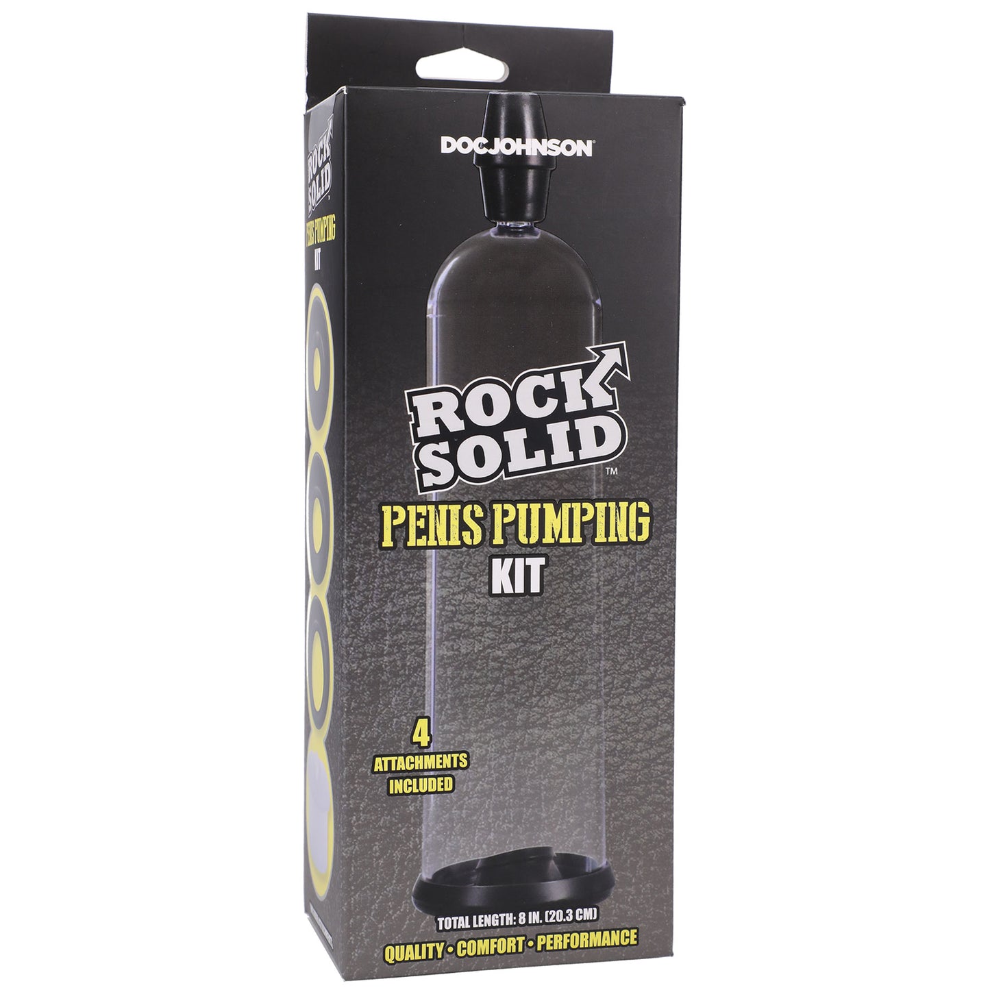 Rock Solid - Penis Pumping Kit - Black/clear - Not Very Vanilla