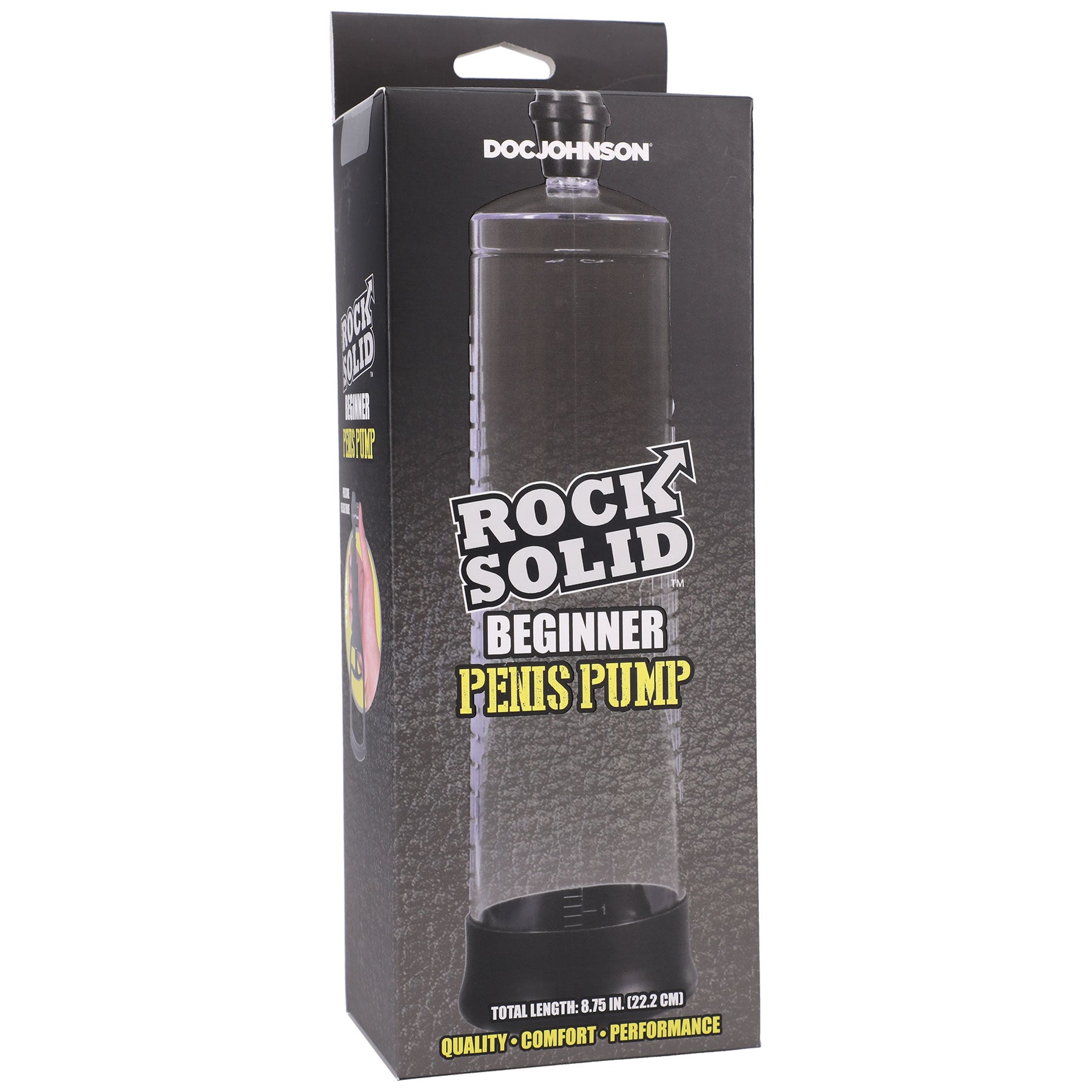 Rock Solid - Beginner Penis Pump - Black/clear - Not Very Vanilla