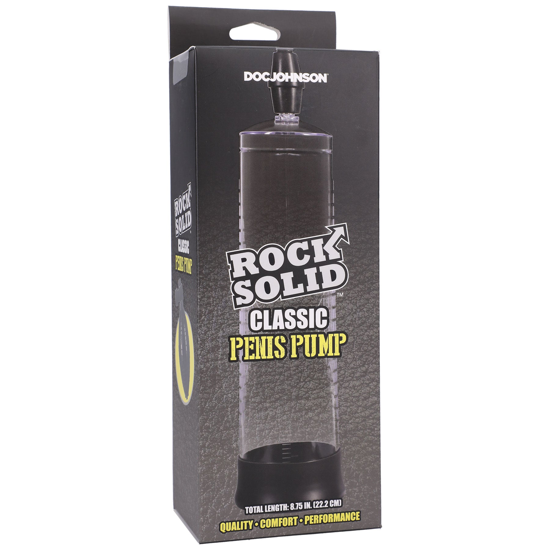 Rock Solid - Classic Penis Pump - Black/clear - Not Very Vanilla