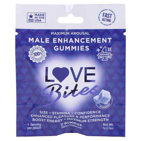 Love Bites - Male Enhancement Gummies - 12 Pack - Not Very Vanilla