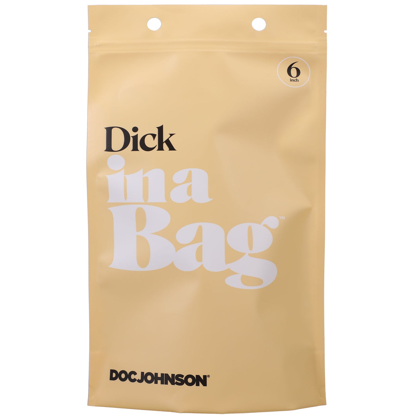 Dick in a Bag 6 Inch - Clear - Not Very Vanilla