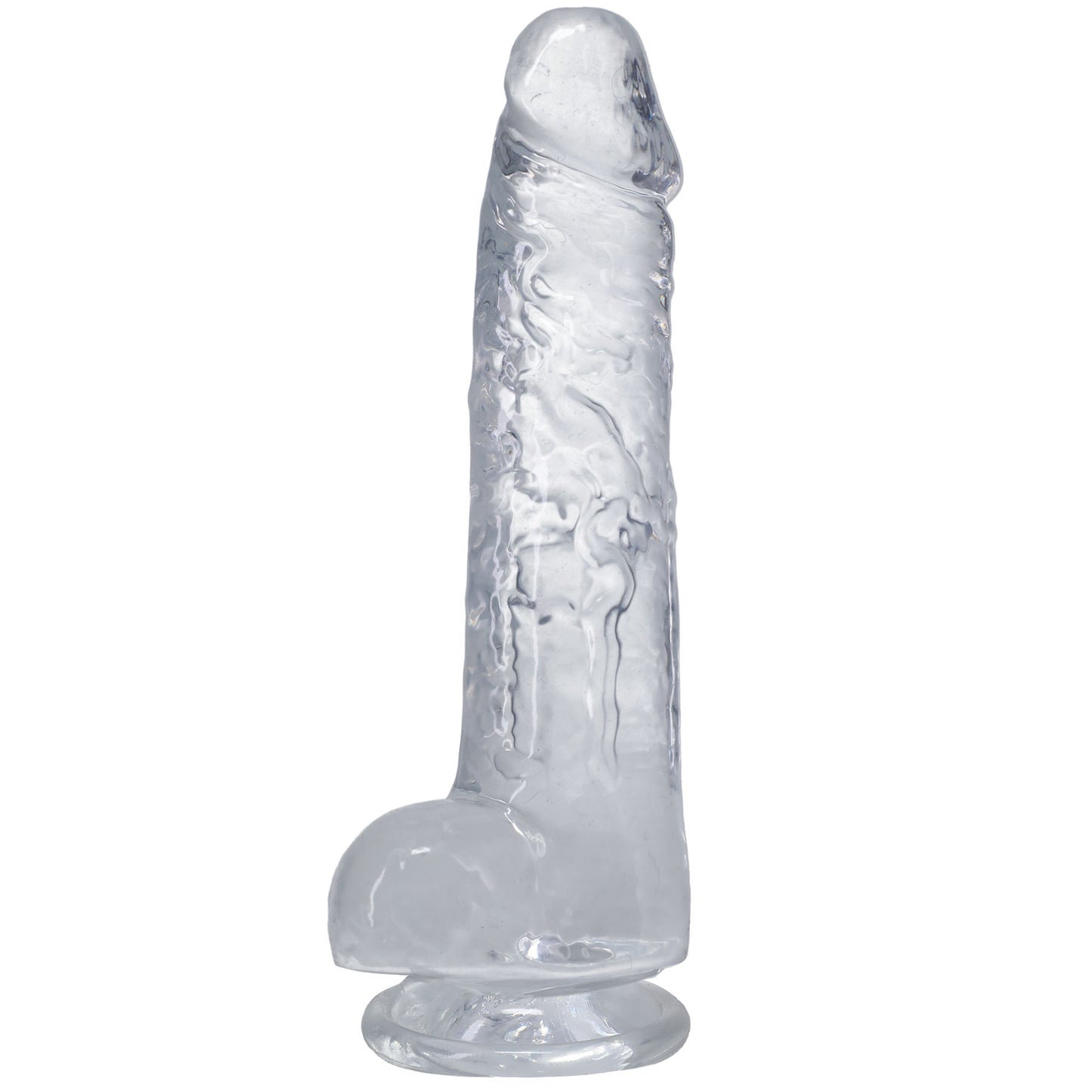 Big Dick in a Bag 8 Inch - Clear - Not Very Vanilla