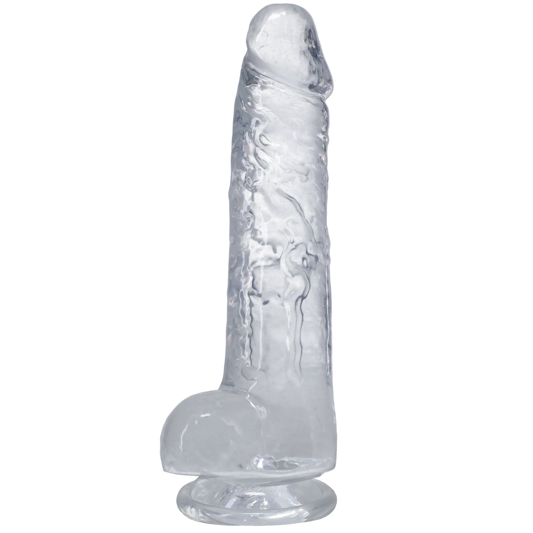 Big Dick in a Bag 8 Inch - Clear - Not Very Vanilla