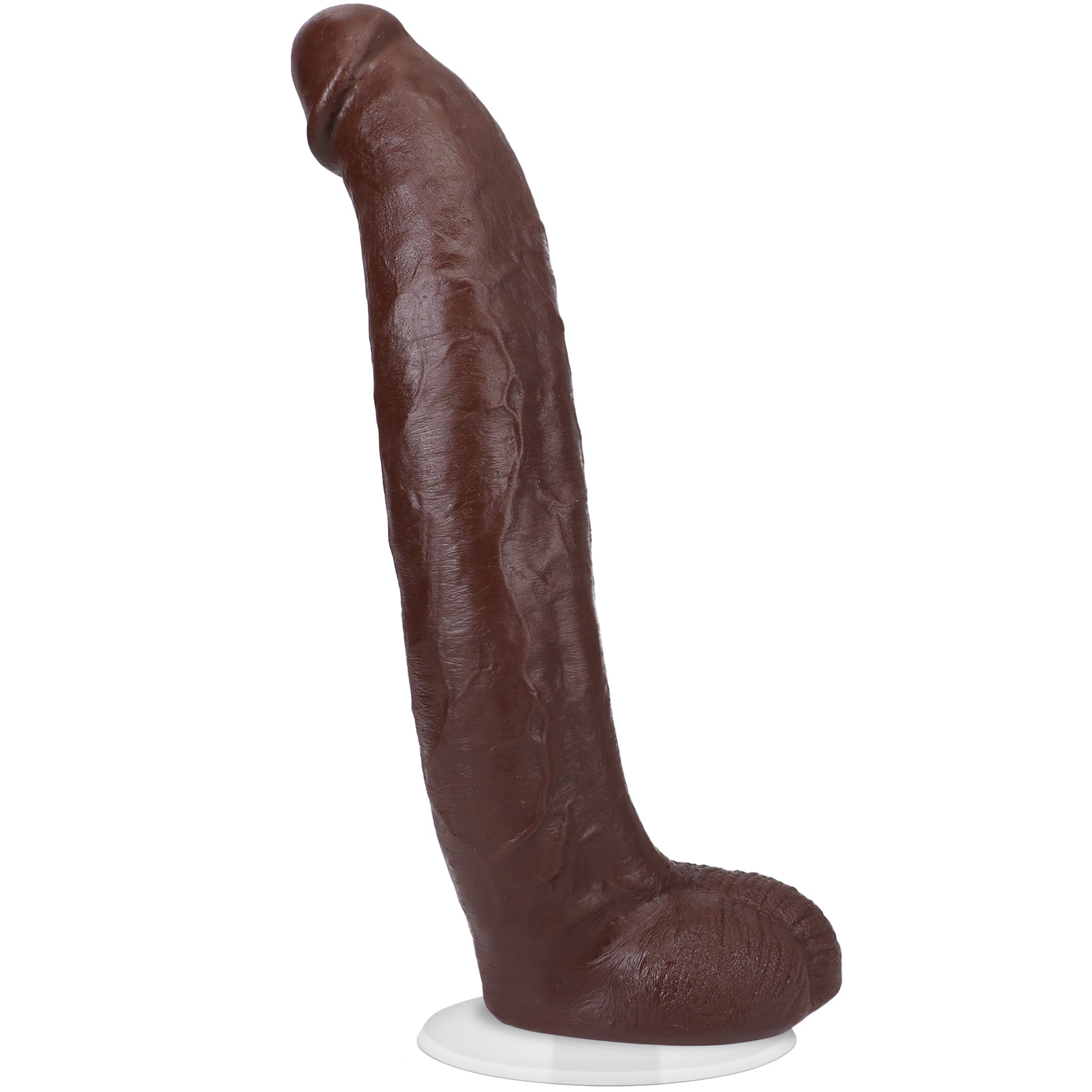 Signature Cocks - Brickzilla - 13 Inch Ultraskyn Cock With Removable Vac-U-Lock Suction Cup - Chocolate - Not Very Vanilla