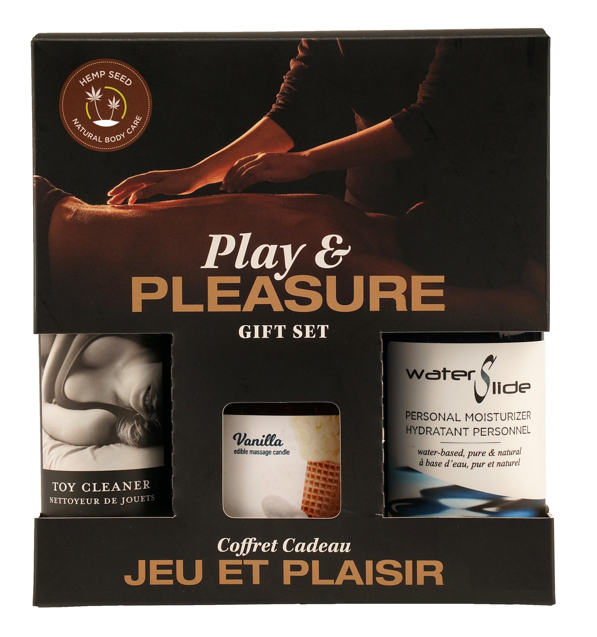 Hemp Seed by Night Play and Pleasure Gift Set - Vanilla - Not Very Vanilla