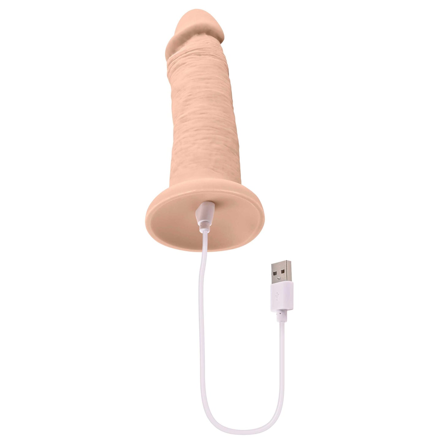 6 Inch Girthy Vibrating Dong - Light - Not Very Vanilla