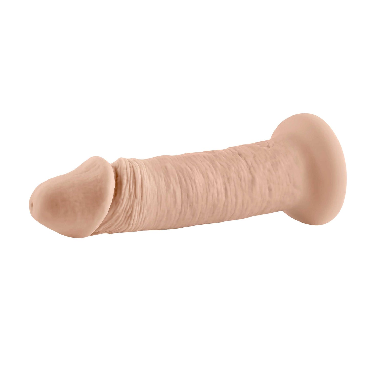 6 Inch Girthy Vibrating Dong - Light - Not Very Vanilla