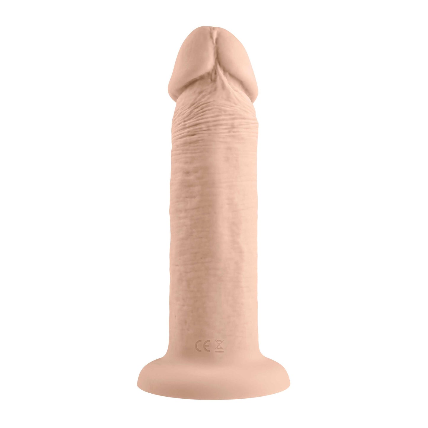 6 Inch Girthy Vibrating Dong - Light - Not Very Vanilla