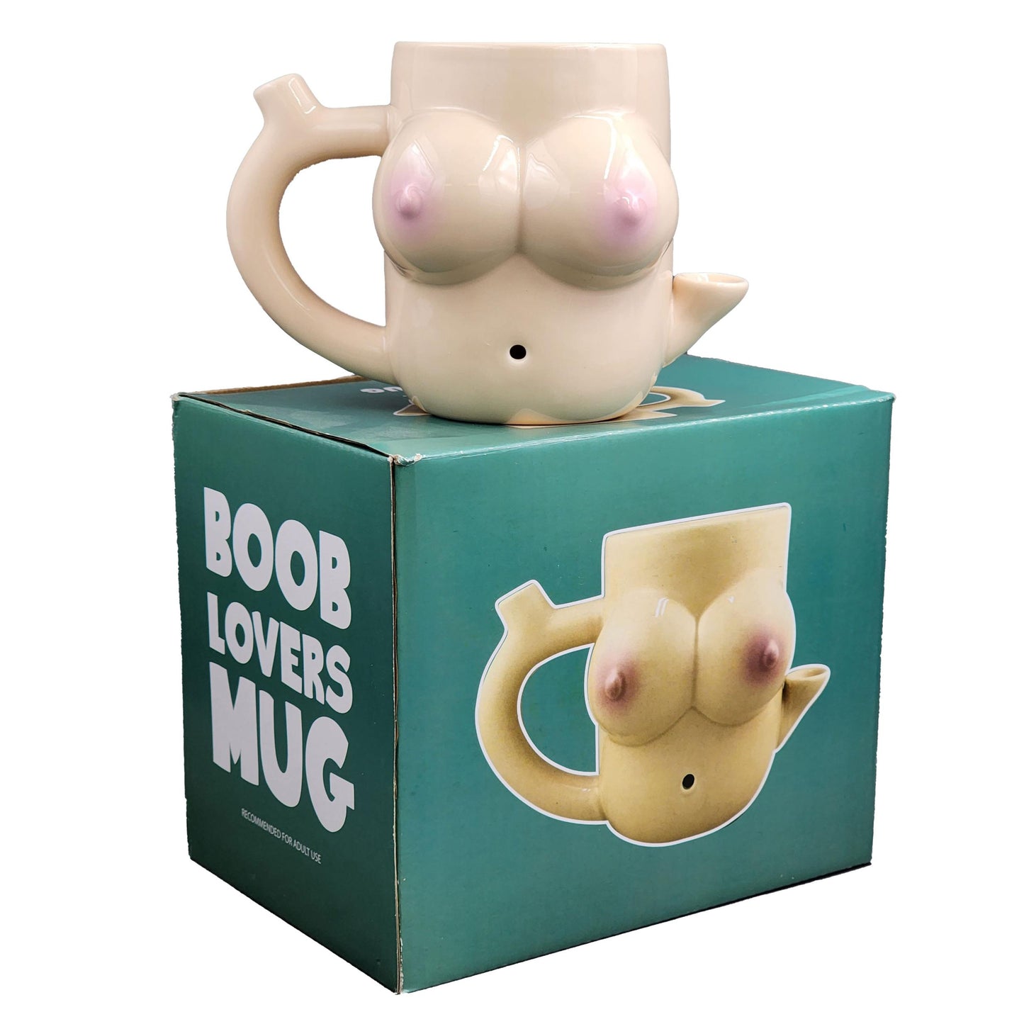 Boob Mug - Novelty Pipe - Not Very Vanilla